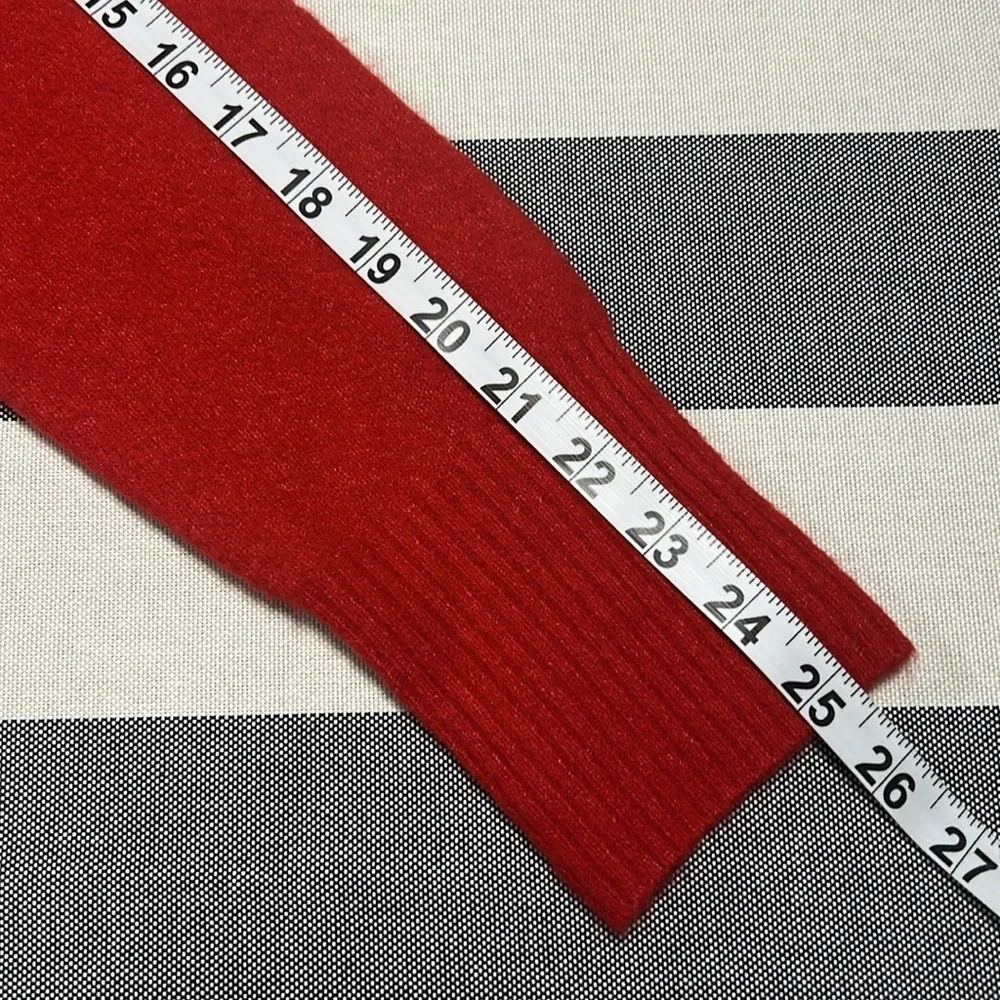 J.Crew Extra Soft Wool Blend Sweater Women M Red Merino Alpaca Crewneck NWT